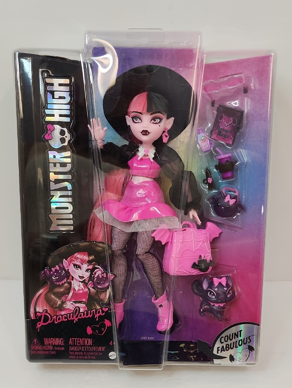 Monster High Draculaura Count Fabulous Doll Mattel 2023 NIB